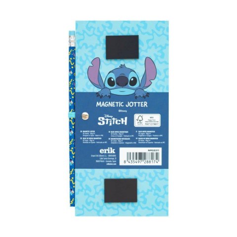 Disney Stitch Tropical - Magnetyczny notatnik / lista zakupów na lodówkę + ołówek (10 x 21 cm) Disney Stitch Tropical - Magnetyczny notatnik / lista zakupów na lodówkę + ołówek (10 x 21 cm)