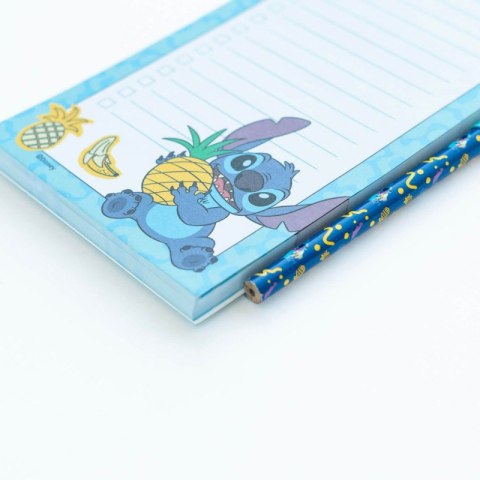 Disney Stitch Tropical - Magnetyczny notatnik / lista zakupów na lodówkę + ołówek (10 x 21 cm) Disney Stitch Tropical - Magnetyczny notatnik / lista zakupów na lodówkę + ołówek (10 x 21 cm)