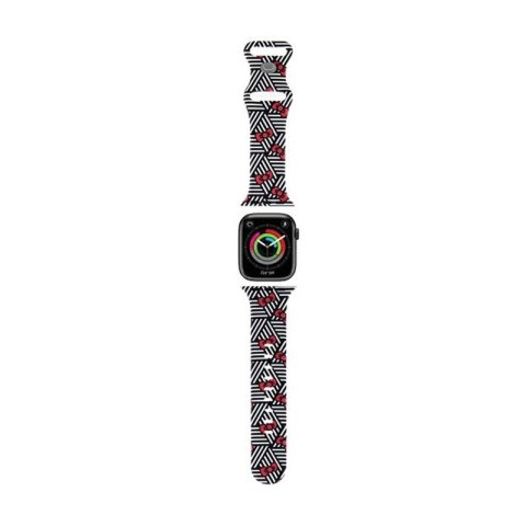Hello Kitty Silicone Bows & Stripes - Pasek do Apple Watch 38/40/41 mm (czarny) Hello Kitty Silicone Bows & Stripes - Pasek do Apple Watch 38/40/41 mm (czarny)
