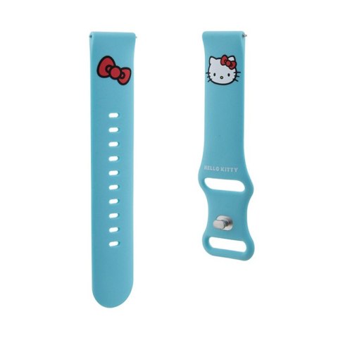 Hello Kitty Silicone Kitty Head - Pasek uniwersalny do smartwatcha 20 mm (niebieski) Hello Kitty Silicone Kitty Head - Pasek uniwersalny do smartwatcha 20 mm (niebieski)