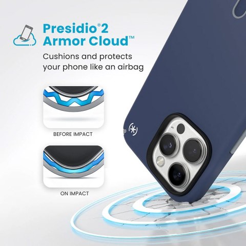 Speck Presidio2 Pro ClickLock & MagSafe - Etui iPhone 16 Pro Max (Coastal Blue / Dust Grey / White) Speck Presidio2 Pro ClickLock & MagSafe - Etui iPhone 16 Pro Max (Coastal Blue / Dust Grey / White)
