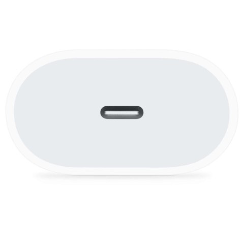 Apple Ładowarka sieciowa oryginalna Apple USB-C typ C 20W szybka MHJE3ZM/A do iPhone adapter kostka Biała Apple Ładowarka sieciowa oryginalna Apple USB-C typ C 20W szybka MHJE3ZM/A do iPhone adapter kostka Biała