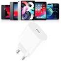 Apple Ładowarka sieciowa oryginalna Apple USB-C typ C 20W szybka MHJE3ZM/A do iPhone adapter kostka Biała