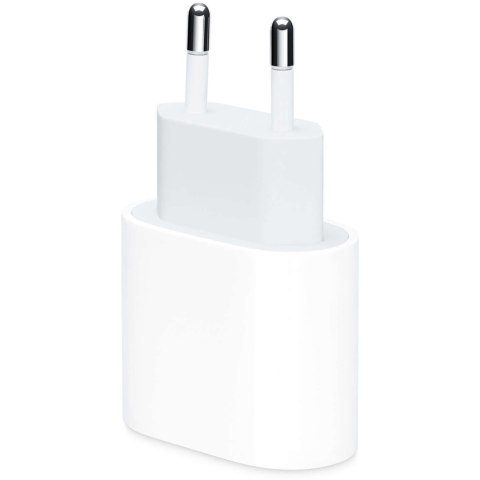 Apple Ładowarka sieciowa oryginalna Apple USB-C typ C 20W szybka MHJE3ZM/A do iPhone adapter kostka Biała Apple Ładowarka sieciowa oryginalna Apple USB-C typ C 20W szybka MHJE3ZM/A do iPhone adapter kostka Biała
