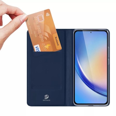 Dux Ducis Etui Dux Ducis Skin Pro do Samsung Galaxy A35 5G z klapką - niebieskie Dux Ducis Etui Dux Ducis Skin Pro do Samsung Galaxy A35 5G z klapką - niebieskie