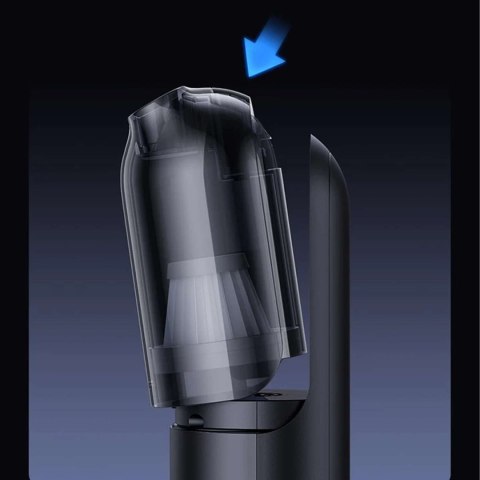 Baseus Odkurzacz samochodowy bezprzewodowy bezworkowy 30W Baseus A0 Pro 4000Pa HEPA USB-C czarny Baseus Odkurzacz samochodowy bezprzewodowy bezworkowy 30W Baseus A0 Pro 4000Pa HEPA USB-C czarny
