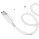 Xiaomi Kabel Xiaomi oryginalny USB - USB-C typ C mocny szybki 120W PD 6A 1M przewód Biały