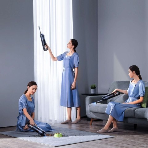 Baseus Odkurzacz samochodowy bezprzewodowy mocny 85W Baseus AP01 15 worków 5000Pa USB-C - czarny Baseus Odkurzacz samochodowy bezprzewodowy mocny 85W Baseus AP01 15 worków 5000Pa USB-C - czarny