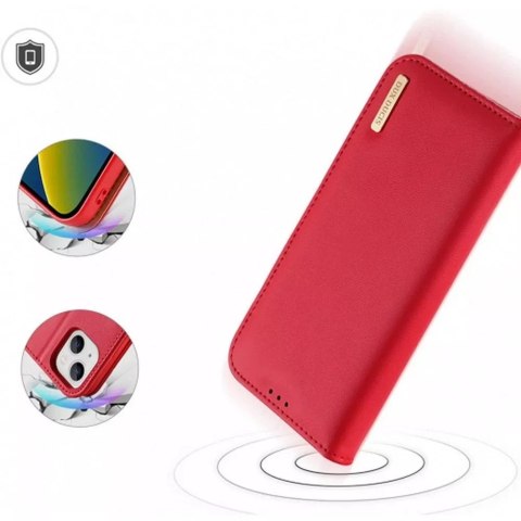 Dux Ducis Etui DUX DUCIS Hivo - skórzane portfelik do Apple iPhone 15 czerwone Dux Ducis Etui DUX DUCIS Hivo - skórzane portfelik do Apple iPhone 15 czerwone