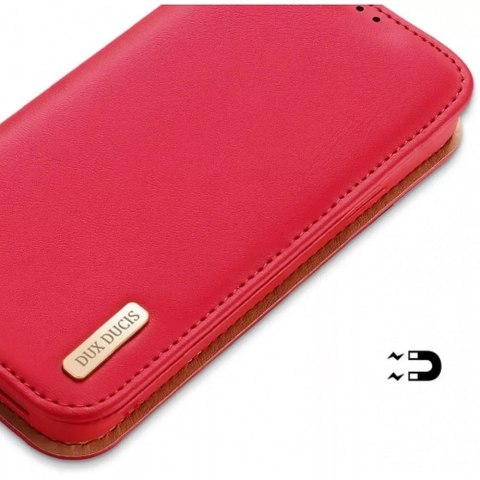 Dux Ducis Etui DUX DUCIS Hivo - skórzane portfelik do Apple iPhone 15 czerwone Dux Ducis Etui DUX DUCIS Hivo - skórzane portfelik do Apple iPhone 15 czerwone