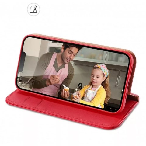 Dux Ducis Etui DUX DUCIS Hivo - skórzane portfelik do Apple iPhone 15 czerwone Dux Ducis Etui DUX DUCIS Hivo - skórzane portfelik do Apple iPhone 15 czerwone