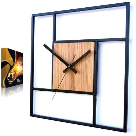 MODERN CLOCK ZEGAR ŚCIENNY METALOWY LOFT STEVE MODERN CLOCK ZEGAR ŚCIENNY METALOWY LOFT STEVE