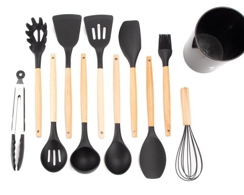 ELITEHOFF ZESTAW 12 PRZYBORÓW KUCHENNYCH W STOJAKU E-6288 ELITEHOFF ZESTAW 12 PRZYBORÓW KUCHENNYCH W STOJAKU E-6288