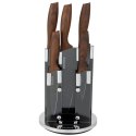 KLAUSBERG ZESTAW 5 KUCHENNYCH NOŻY W STOJAKU KLAUSBERG KB-7615