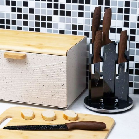 KLAUSBERG ZESTAW 5 KUCHENNYCH NOŻY W STOJAKU KLAUSBERG KB-7615 KLAUSBERG ZESTAW 5 KUCHENNYCH NOŻY W STOJAKU KLAUSBERG KB-7615