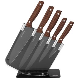 KLAUSBERG ZESTAW 5 KUCHENNYCH NOŻY W STOJAKU KLAUSBERG KB-7616