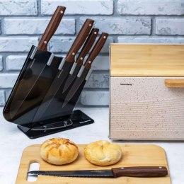 KLAUSBERG ZESTAW 5 KUCHENNYCH NOŻY W STOJAKU KLAUSBERG KB-7616