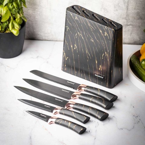 KLAUSBERG ZESTAW 5 NOŻY KUCHENNYCH W BLOKU KLAUSBERG KB-7768 KLAUSBERG ZESTAW 5 NOŻY KUCHENNYCH W BLOKU KLAUSBERG KB-7768
