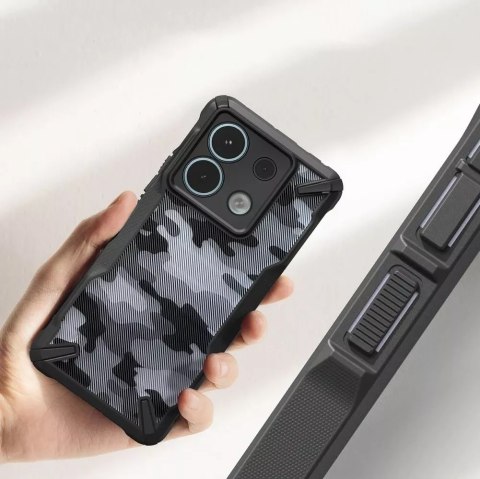 Ringke Etui Ringke Fusion X do Xiaomi Redmi Note 13 Pro 5G / Poco X6 5G Camo Black Ringke Etui Ringke Fusion X do Xiaomi Redmi Note 13 Pro 5G / Poco X6 5G Camo Black