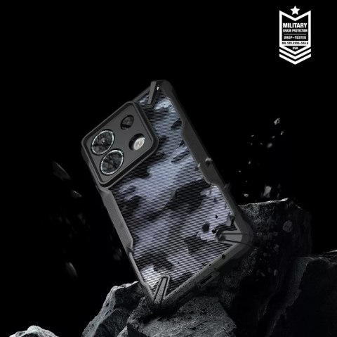 Ringke Etui Ringke Fusion X do Xiaomi Redmi Note 13 Pro 5G / Poco X6 5G Camo Black Ringke Etui Ringke Fusion X do Xiaomi Redmi Note 13 Pro 5G / Poco X6 5G Camo Black