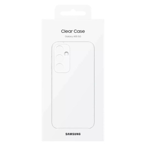 Samsung Etui Samsung Clear Case EF-QA556CTEGWW do Samsung Galaxy A55 - przezroczyste Samsung Etui Samsung Clear Case EF-QA556CTEGWW do Samsung Galaxy A55 - przezroczyste