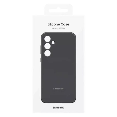 Samsung Etui Samsung Silicone Case EF-PA356TBEGWW do Samsung Galaxy A35 - czarne Samsung Etui Samsung Silicone Case EF-PA356TBEGWW do Samsung Galaxy A35 - czarne