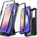 Tech-Protect Etui do Samsung Galaxy A55 5G obudowa Kevlar Case Cover 360 z ochroną ekranu i aparatu Slide czarne