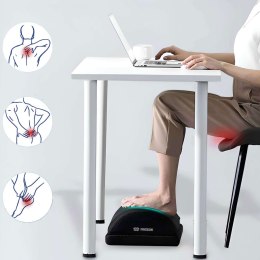 Mozos Podnóżek biurowy podstawa pod stopy nogi uda ergonomiczny do pracy biura wypoczynku Mozos FS5 czarny