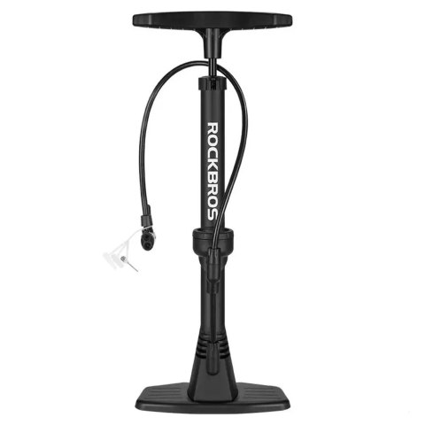 RockBros Pompka rowerowa Rockbros 42510001001 podłogowa - czarna RockBros Pompka rowerowa Rockbros 42510001001 podłogowa - czarna
