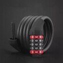 RockBros Zapięcie rowerowe Rockbros RKS507-1BK na szyfr 1,8m - czarne