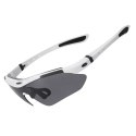 RockBros Okulary rowerowe Rockbros 10142 fotochromowe UV400 - białe