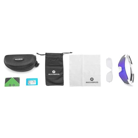 RockBros Okulary rowerowe Rockbros 10183 polaryzujące - niebieskie RockBros Okulary rowerowe Rockbros 10183 polaryzujące - niebieskie