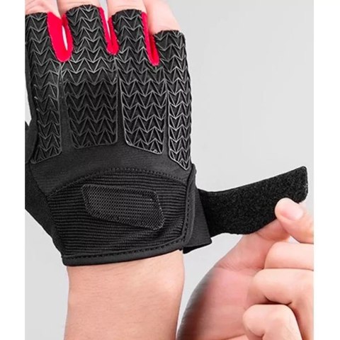 RockBros Rękawiczki rowerowe Rockbros S169BR XL z wkładkami żelowymi - czarno-czerwone RockBros Rękawiczki rowerowe Rockbros S169BR XL z wkładkami żelowymi - czarno-czerwone