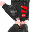 RockBros Rękawiczki rowerowe Rockbros S169BR XL z wkładkami żelowymi - czarno-czerwone