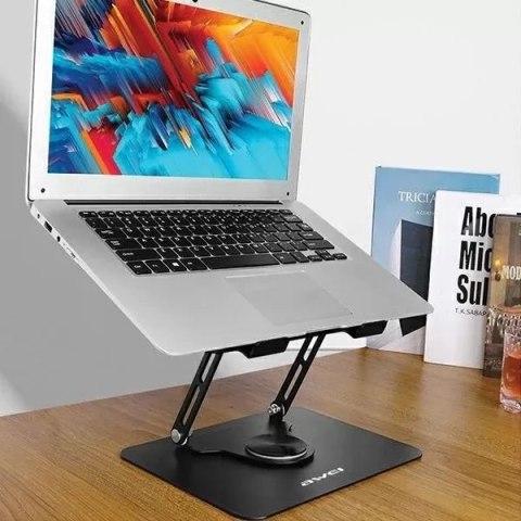 Awei Uchwyt biurkowy X46 rotacyjny na laptopa 16" czarny Awei Uchwyt biurkowy X46 rotacyjny na laptopa 16" czarny