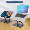 Awei Uchwyt biurkowy X46 rotacyjny na laptopa 16" czarny