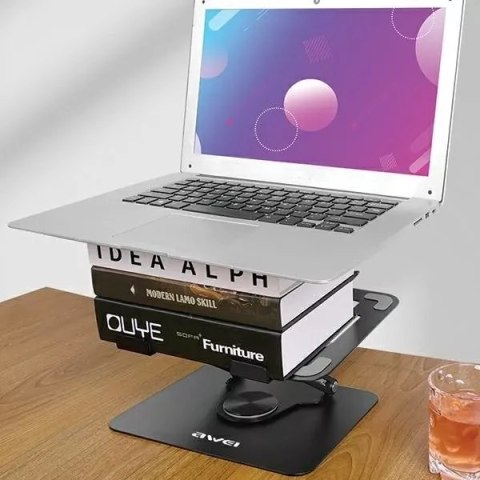 Awei Uchwyt biurkowy X46 rotacyjny na laptopa 16" czarny Awei Uchwyt biurkowy X46 rotacyjny na laptopa 16" czarny