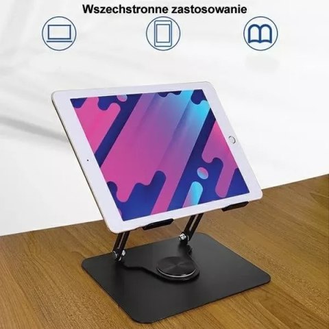 Awei Uchwyt biurkowy X46 rotacyjny na laptopa 16" czarny Awei Uchwyt biurkowy X46 rotacyjny na laptopa 16" czarny
