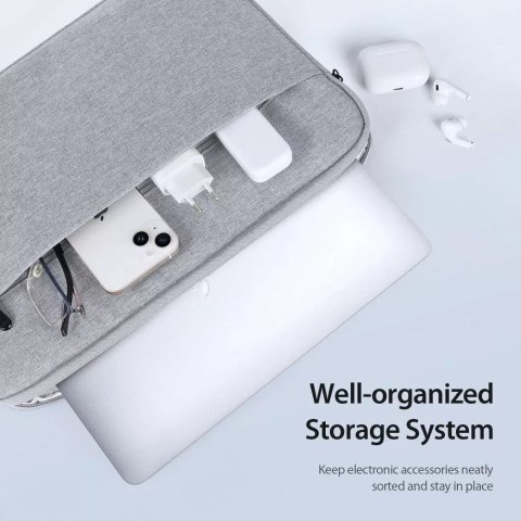 Dux Ducis DUX DUCIS LBDB - futerał na laptop 14-15,4" Horizontal Sleeve - jasno szary Dux Ducis DUX DUCIS LBDB - futerał na laptop 14-15,4" Horizontal Sleeve - jasno szary