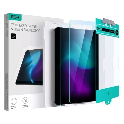 ESR Szkło hartowane ESR Tempered Glass 2-pack do Apple iPad Pro 11 5 / 2024 Clear ESR Szkło hartowane ESR Tempered Glass 2-pack do Apple iPad Pro 11 5 / 2024 Clear