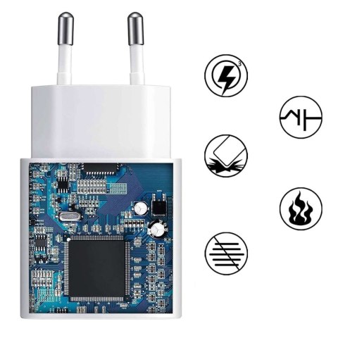Samsung Oryginalna Ładowarka sieciowa USB-C Samsung 25W + Kabel Type C 180cm Premium Super Fast Charge Zestaw Biała Samsung Oryginalna Ładowarka sieciowa USB-C Samsung 25W + Kabel Type C 180cm Premium Super Fast Charge Zestaw Biała