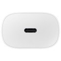 Samsung Oryginalna Ładowarka sieciowa USB-C Samsung 25W + Kabel Type C 180cm Premium Super Fast Charge Zestaw Biała