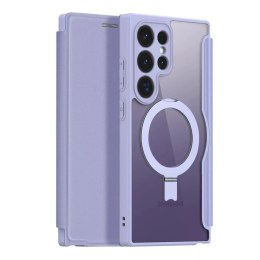 Dux Ducis Etui Dux Ducis Skin X Pro z klapką i magnetycznym ringiem na Samsung S24 Ultra - fioletowe