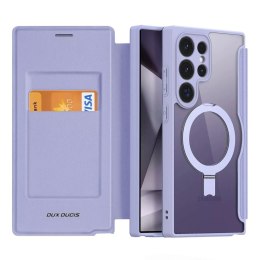 Dux Ducis Etui Dux Ducis Skin X Pro z klapką i magnetycznym ringiem na Samsung S24 Ultra - fioletowe