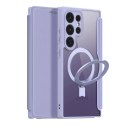 Dux Ducis Etui Dux Ducis Skin X Pro z klapką i magnetycznym ringiem na Samsung S24 Ultra - fioletowe