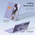 Dux Ducis Etui Dux Ducis Skin X Pro z klapką i magnetycznym ringiem na Samsung S24 Ultra - fioletowe