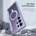 Dux Ducis Etui Dux Ducis Skin X Pro z klapką i magnetycznym ringiem na Samsung S24 Ultra - fioletowe