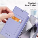 Dux Ducis Etui Dux Ducis Skin X Pro z klapką i magnetycznym ringiem na Samsung S24 Ultra - fioletowe