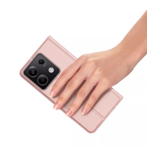 Dux Ducis Etui Dux Ducis Skin Pro z klapką i miejscem na kartę na Xiaomi Redmi Note 13 5G - różowe Dux Ducis Etui Dux Ducis Skin Pro z klapką i miejscem na kartę na Xiaomi Redmi Note 13 5G - różowe
