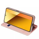 Dux Ducis Etui Dux Ducis Skin Pro z klapką i miejscem na kartę na Xiaomi Redmi Note 13 5G - różowe